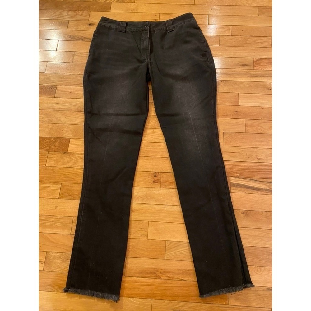 Women's Black Wash Denim Jeans Size Large Saint Art New York MSRP‎ $265